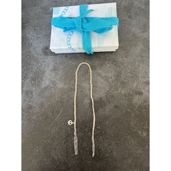 Carolina Bucci White Gold 18K Lucky Bracelet With Peace Charm - Picture 2 of 12